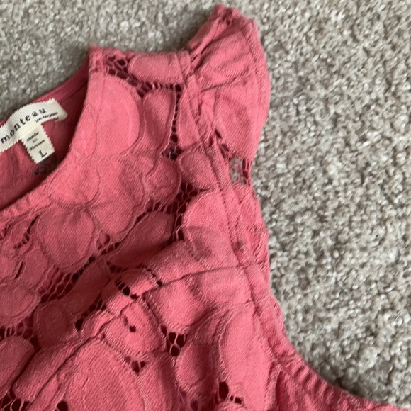 Pink Floral Tank - Picture 3 of 3